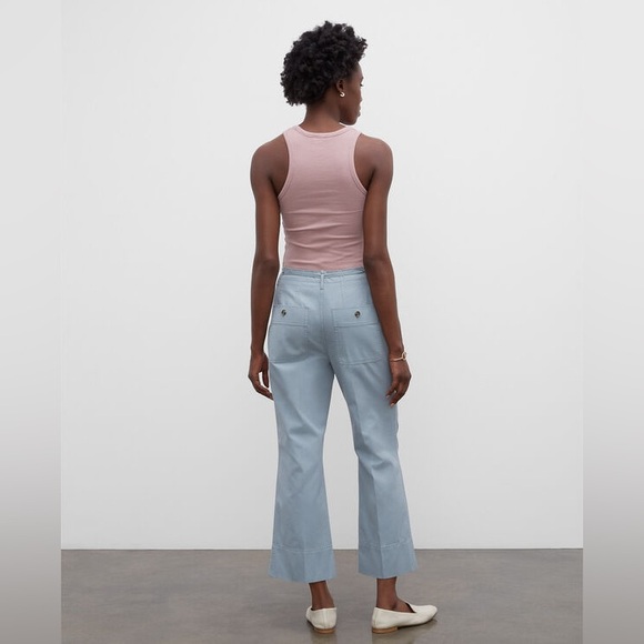 Club Monaco Tea Dyed Boot cut Chinos - Picture 3 of 6